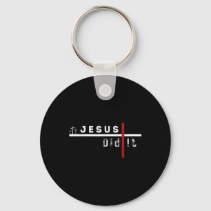 Porte-clés Jésus Funny Cross Christian L'A Fait Sarcasme Humo