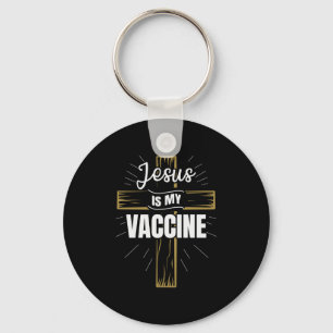 Porte-clés Jesus Is My Vaccine Christian Faith