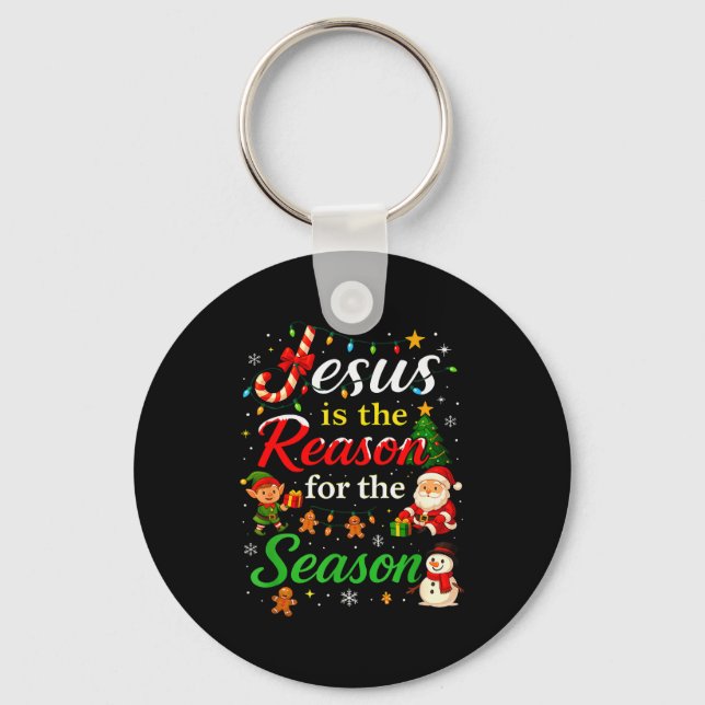 Porte-clés Jesus Is The Reason For The Season Christmas Day X (Recto)