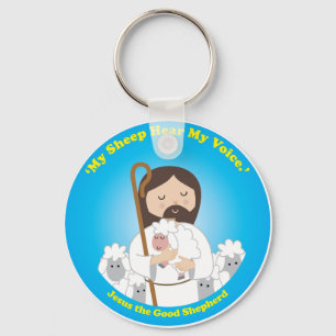 Porte-clés Jésus le bon berger