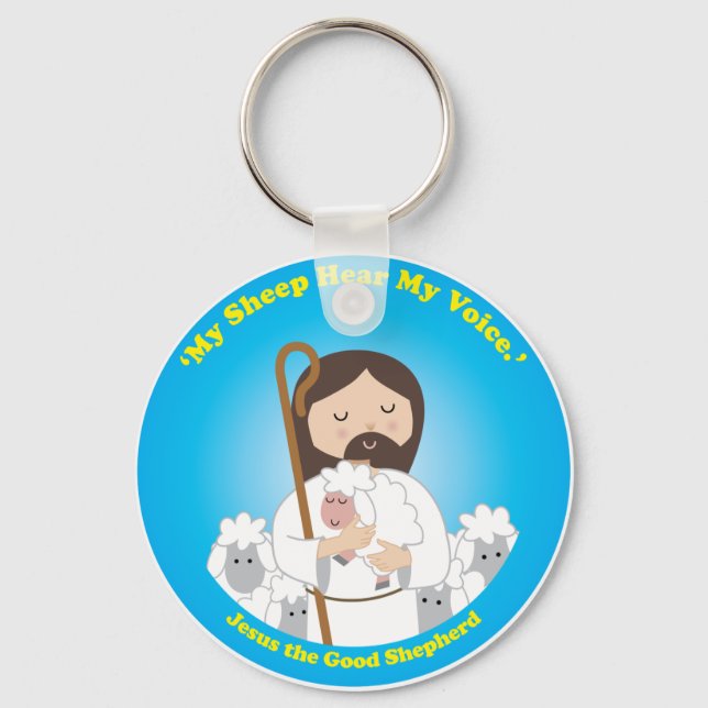Porte-clés Jésus le Bon Pasteur (Recto)