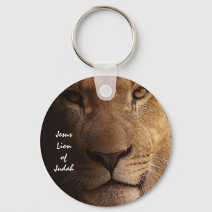 Porte-clés Jésus Lion de Juda Citation chrétienne inspiration