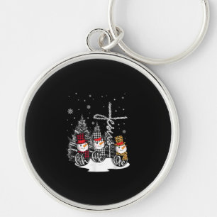 Porte-clés Jésus Love Jésus Faith Hope Love Snowman