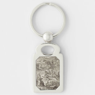 Porte-clés Jésus marchant sur l'eau