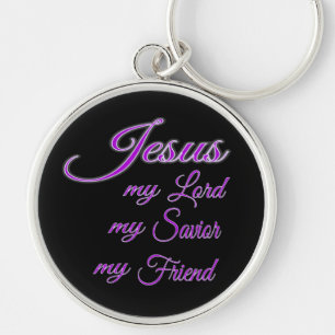 Porte-clés Jésus mon Seigneur, mon Sauveur, mon Ami Porte - c