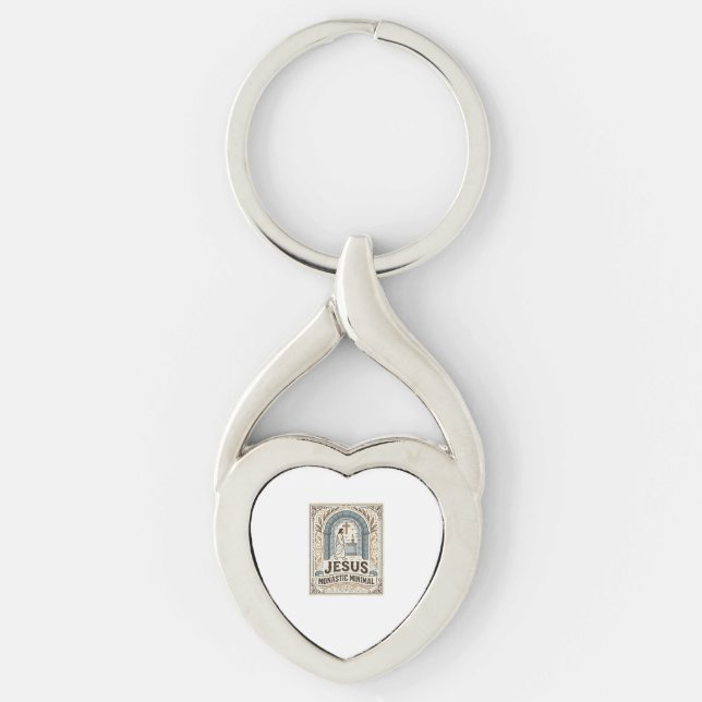 Porte-clés Jésus Monastique Minimal Jésus Monastique Minimal  (Devant)