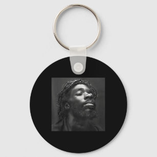 Porte-clés Jésus Noir, Christianisme, Église, Christ, Jésus _