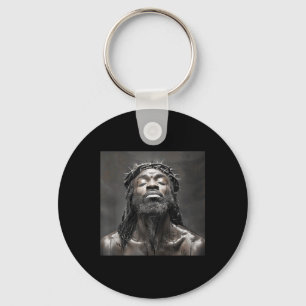 Porte-clés Jésus Noir, Christianisme, Église, Christ, Jésus _