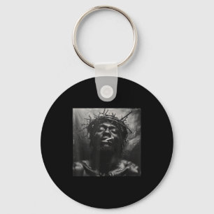 Porte-clés Jésus noir fume, Christianisme, Église, Christ, 