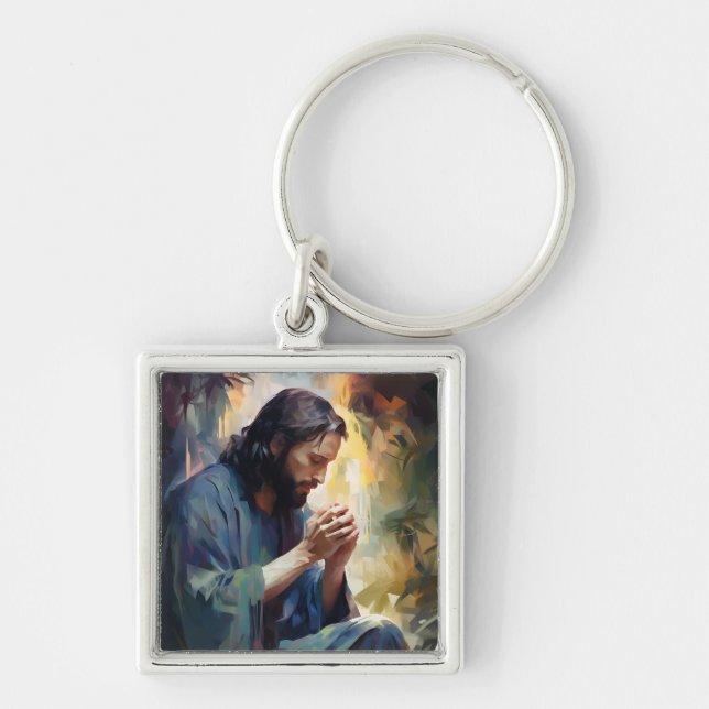 Porte-clés Jésus Priant Porte - clé (Devant)
