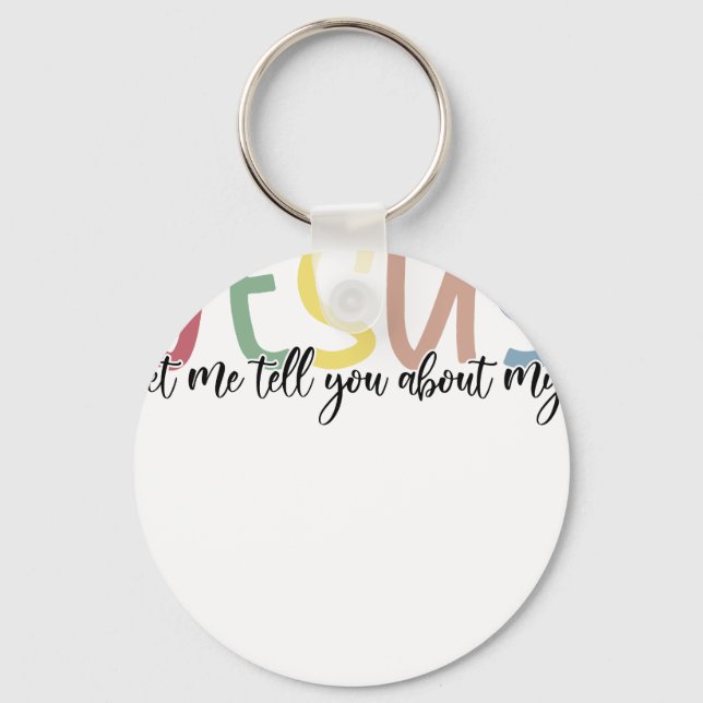 Porte-clés jésus, rétro, vintage (Recto)