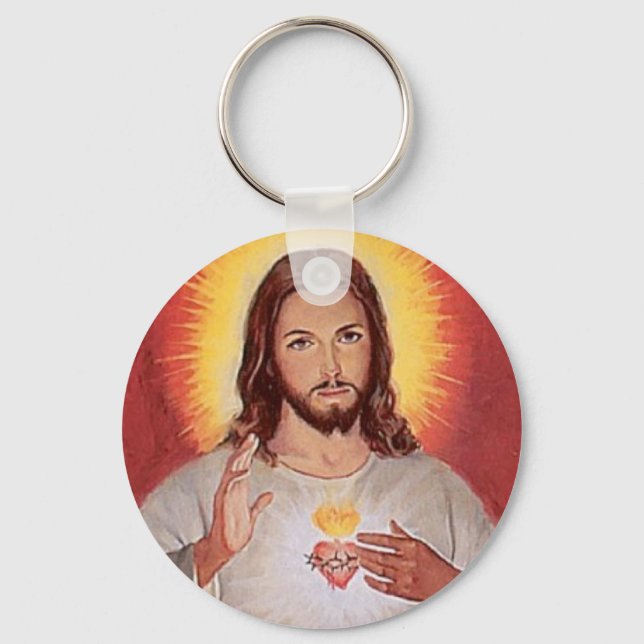 Porte-clés Jesus sacred heart (Recto)