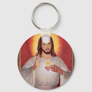 Porte-clés Jesus sacred heart