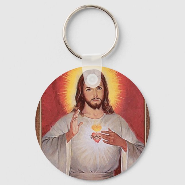 Porte-clés Jesus sacred heart (Recto)