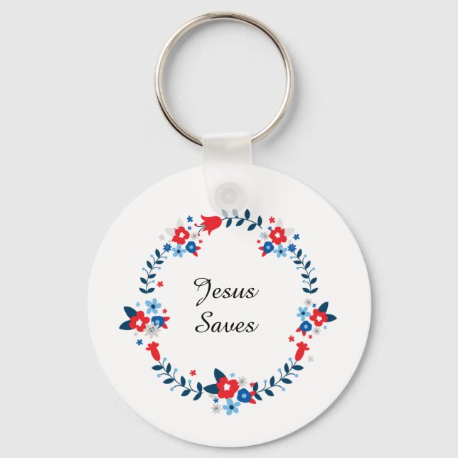 Porte-clés Jésus Sauve (Recto)