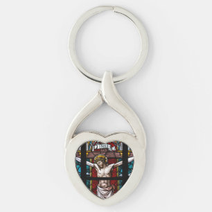 Porte-clés Jésus sur la croix