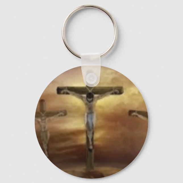 PORTE-CLÉS JÉSUS SUR LA CROIX (Recto)