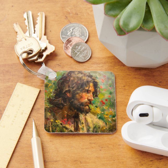 Porte-clés Jésus sur la prairie (Bureau)