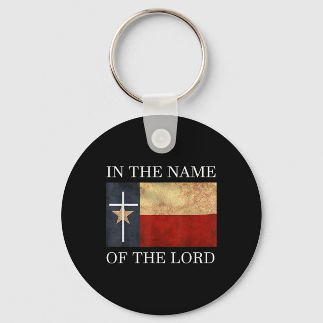 Porte-clés Jésus Texas chrétien  (Recto)