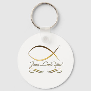 Porte-clés Jésus vous aime