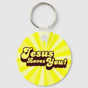 Porte-clés Jésus vous aime porte - clé