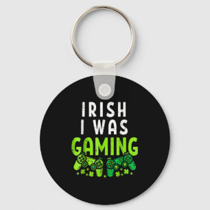 Porte-clés J'étais irlandais en train de jouer St Patrick drô