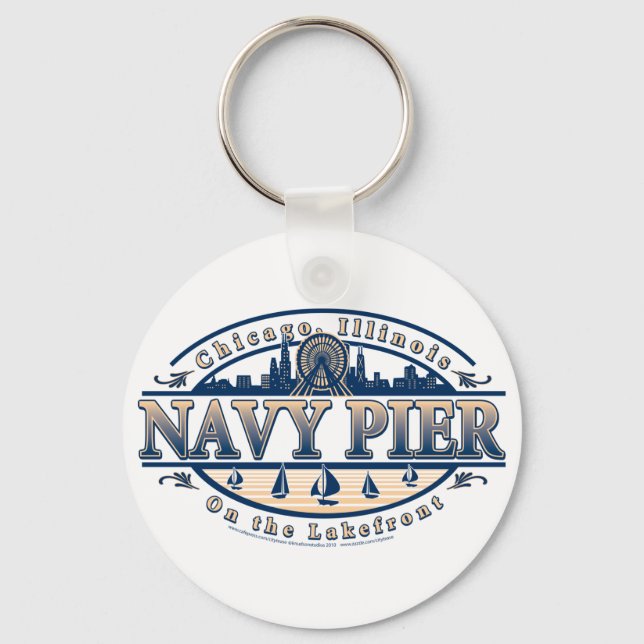Porte-clés Jetée de la Navy Chicago (Recto)