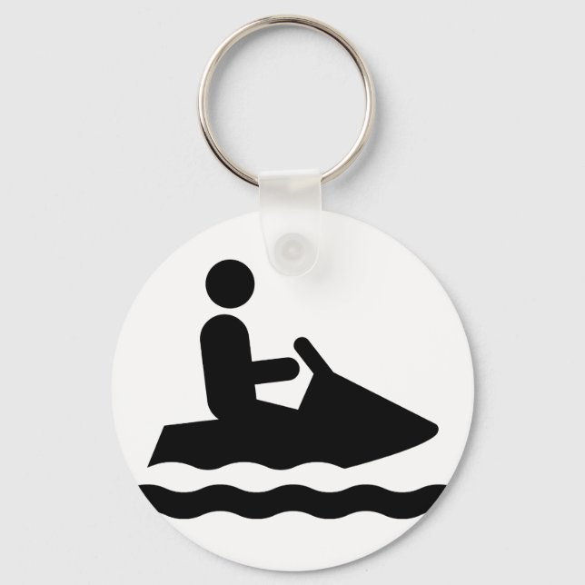 Porte-clés Jetskiing Symbol Keychain (Recto)