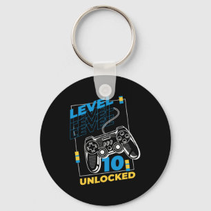 Porte-clés Jeu 10 ans Jeu 10e Anniversaire - Niveau 10