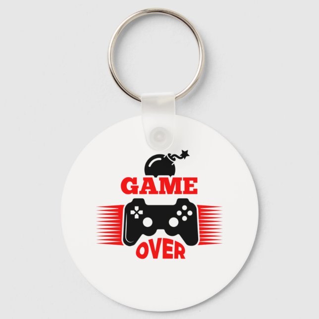 Porte-clés Jeu cadeau Gamer sur (Recto)