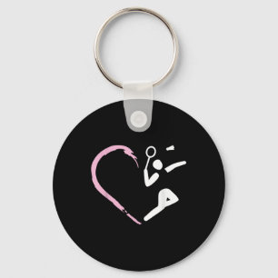 Porte-clés Jeu de badminton mignon pour fille avec navette sp