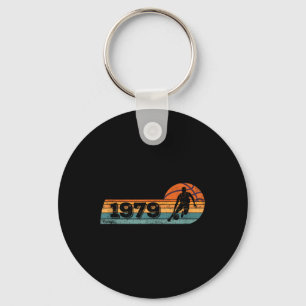 Porte-clés Jeu de basket-ball Vintage Né en 1979 Anniversaire
