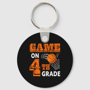 Porte-clés Jeu De Basket De 4E Année Retour À L'École Fun Gi