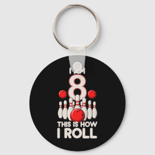 Porte-clés Jeu de Bowling 8 ans 8e anniversaire C'est comment