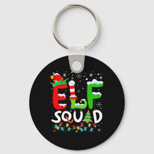 Porte-clés Jeu de correspondance de Noël de famille d'elfes F