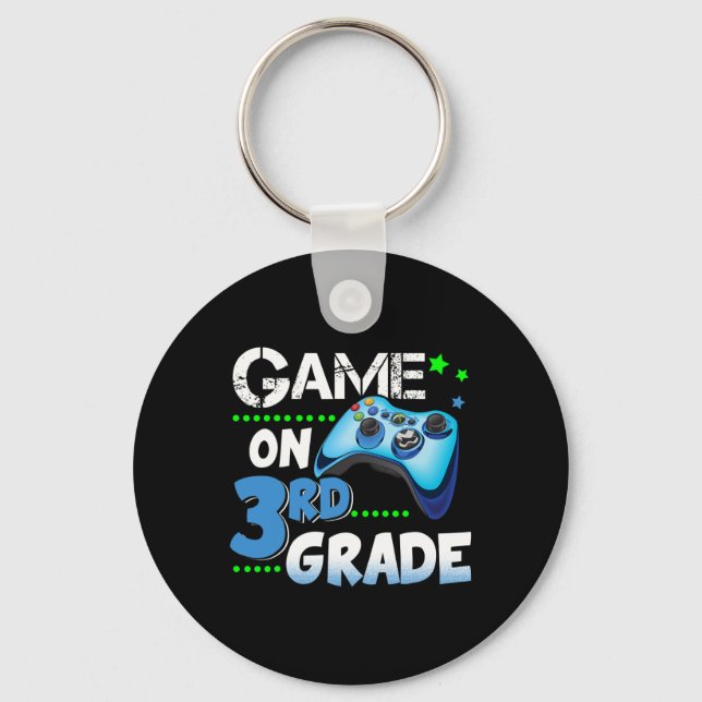 Porte-clés Jeu de divertissement de 3e année cadeau (Recto)