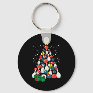 Porte-clés Jeu de Noël Bowler Joueuse de Noël Hommes Femmes