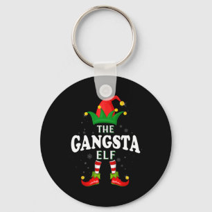 Porte-clés Jeu de Noël de la famille des elfes Gangsta