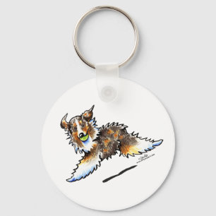 Porte-clés Jeu de Red Merle Australian Shepherd