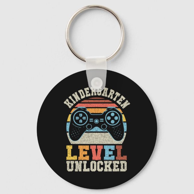 Porte-clés Jeu Déverrouillé Niveau Jeu Déverrouillé 1er Jour  (Recto)