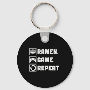 Porte-clés Jeu Ramen Répéter Nouilles Console Jeux Vidéo Joue