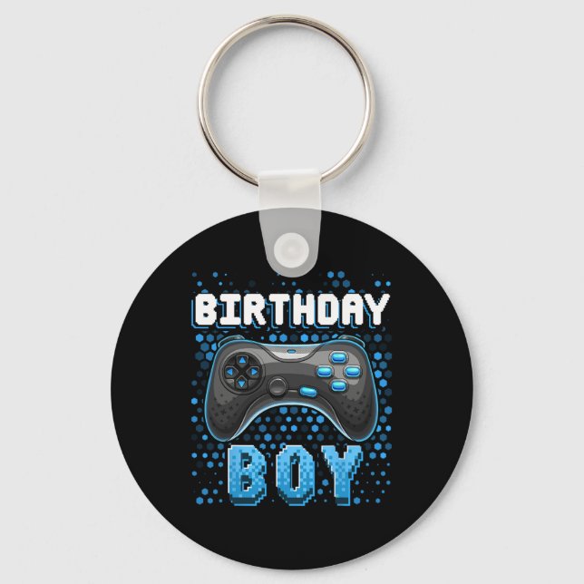 Porte-clés Jeu vidéo de Birthday Boy (Recto)