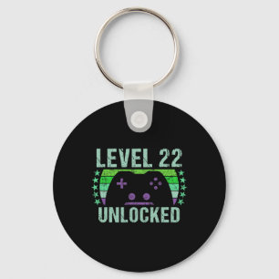 Porte-clés Jeu Vintage 22e anniversaire cadeau garçon 22 ans