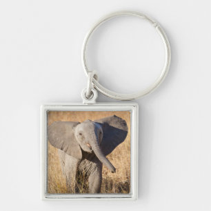 Porte-clés Jeune éléphant de savane