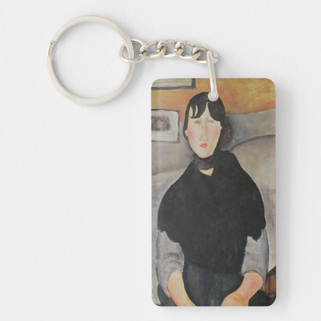Porte-clés Jeune femme des personnes (Devant)