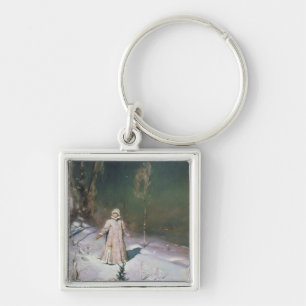 Porte-clés Jeune fille de neige, 1899