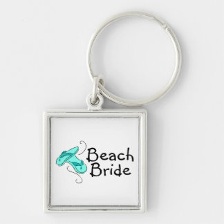 Porte-clés Jeune mariée de plage (bascule électronique)
