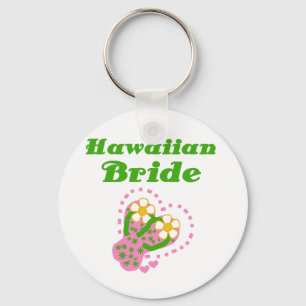 Porte-clés Jeune mariée hawaïenne