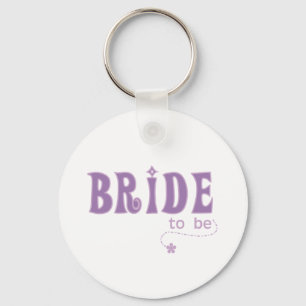 Porte-clés Jeune mariée pourpre à être