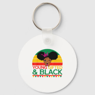 Porte-clés Jeune Noir Doué Dashiki Fierté Africaine Histoire